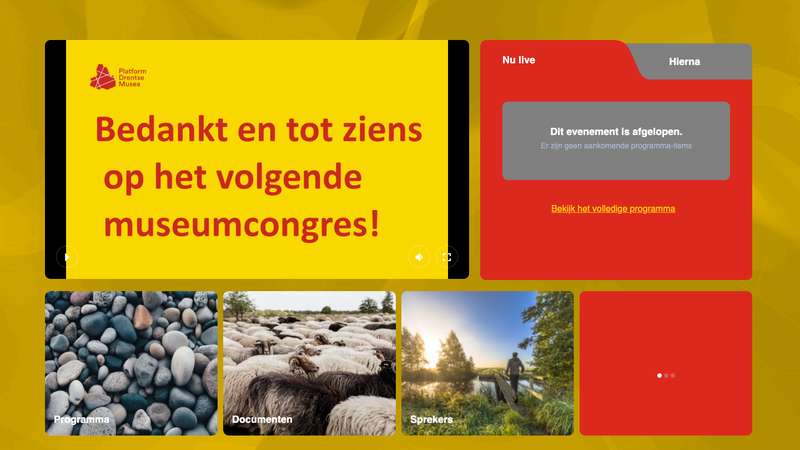 Online editie van het Drents museumcongres groot succes